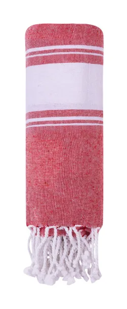 Oreti beach towel Red