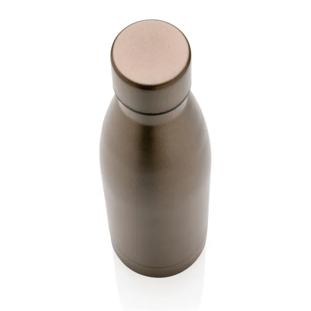  RCS Recycled stainless steel solid vacuum bottle - XD Collection brown 