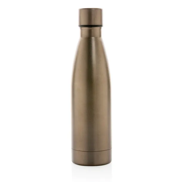  RCS Recycled stainless steel solid vacuum bottle - XD Collection brown 