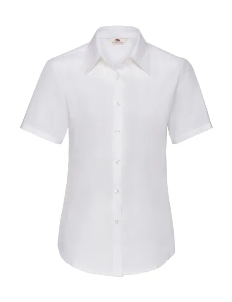  Ladies Oxford Shirt - Fruit of the Loom Bijela