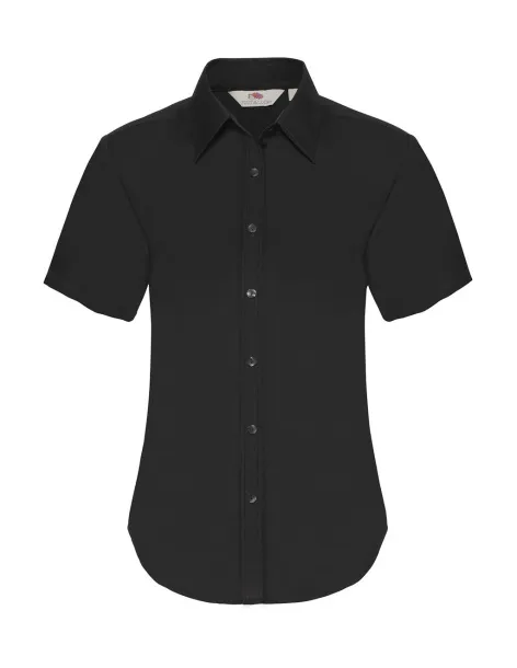  Ladies Oxford Shirt - Fruit of the Loom Black