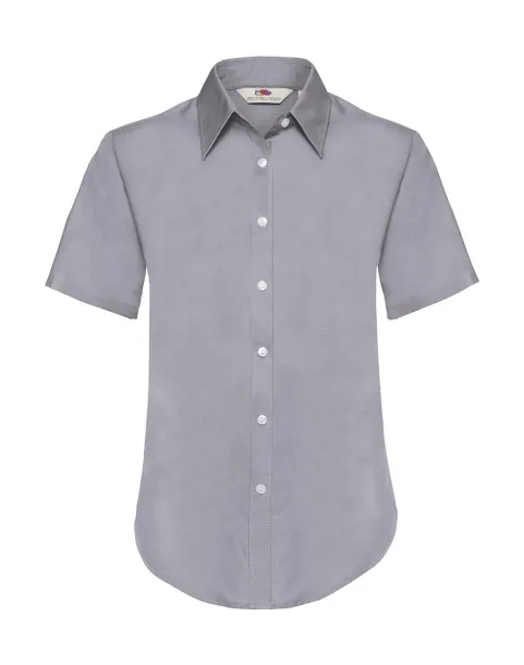  Ladies Oxford Shirt - Fruit of the Loom Oxford Grey