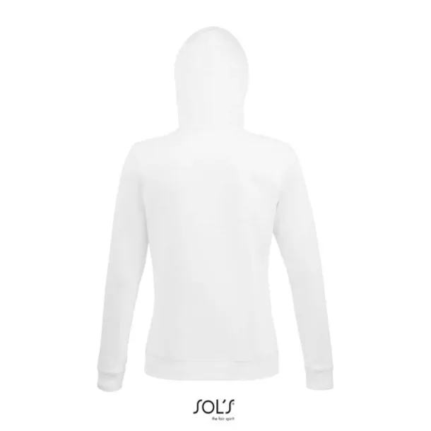  SOL'S SPENCER WOMEN - HOODED SWEATSHIRT - SOL'S White