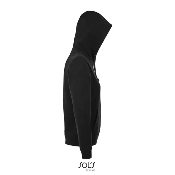  SOL'S SPENCER WOMEN - HOODED SWEATSHIRT - SOL'S Black