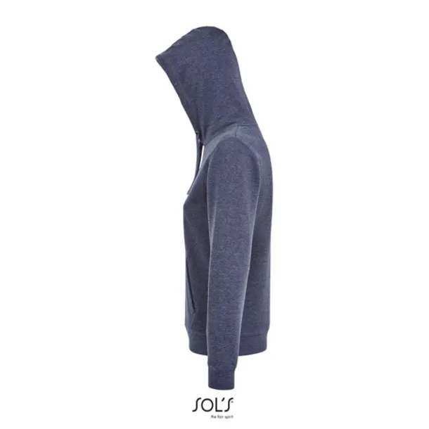  SOL'S SPENCER WOMEN - HOODED SWEATSHIRT - SOL'S Heather Denim