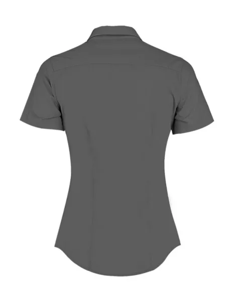  Women's Tailored Fit Poplin Shirt SSL - Kustom Kit