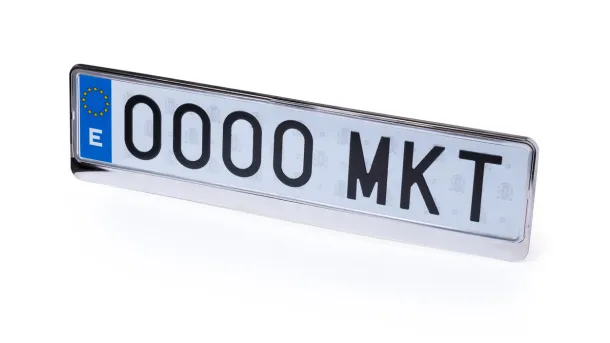Hescol license plate frame Multicolour