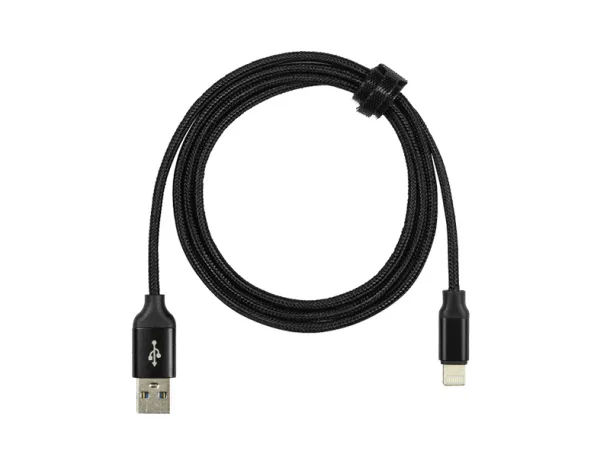 ALFA USB L USB lightning kabel za punjenje i prijenos podataka Crna