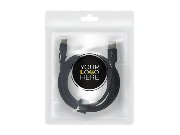 ALFA USB L USB/Lightning charging and data cable Black