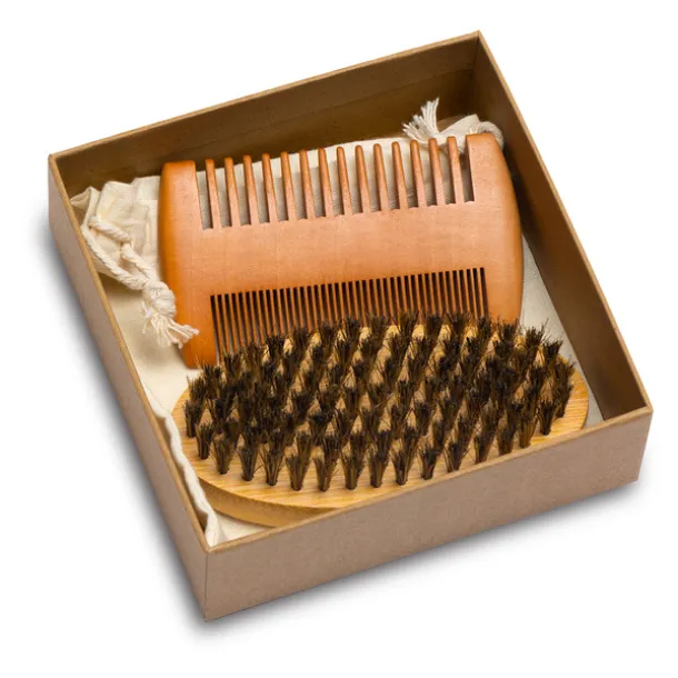 MACHO grooming kit Brown