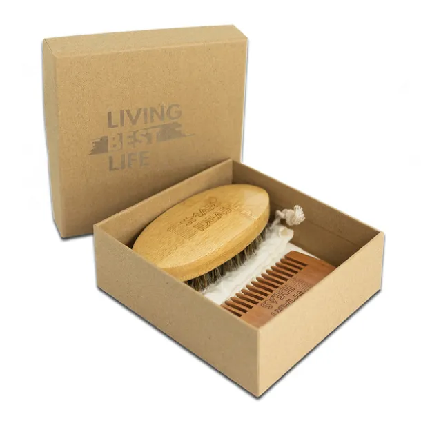 MACHO grooming kit Brown