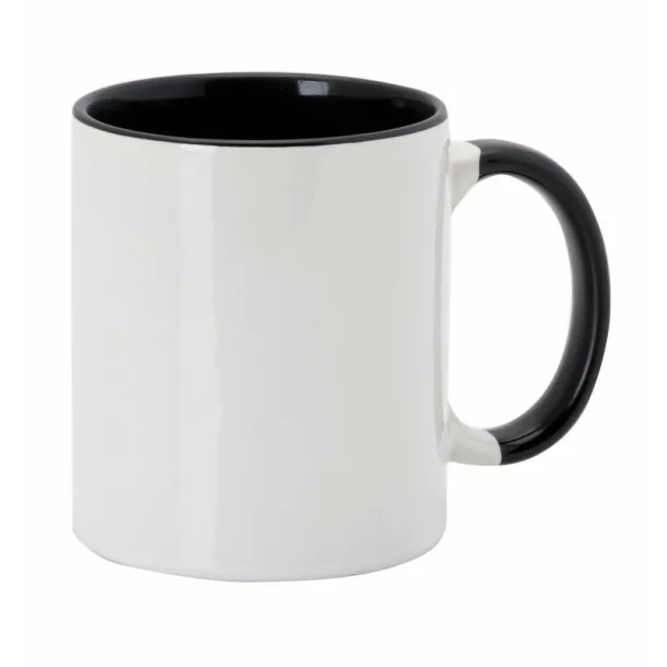  Ceramic mug 350 ml Crna