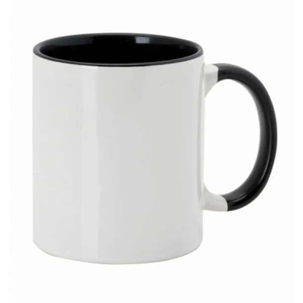  Ceramic mug 350 ml Crna