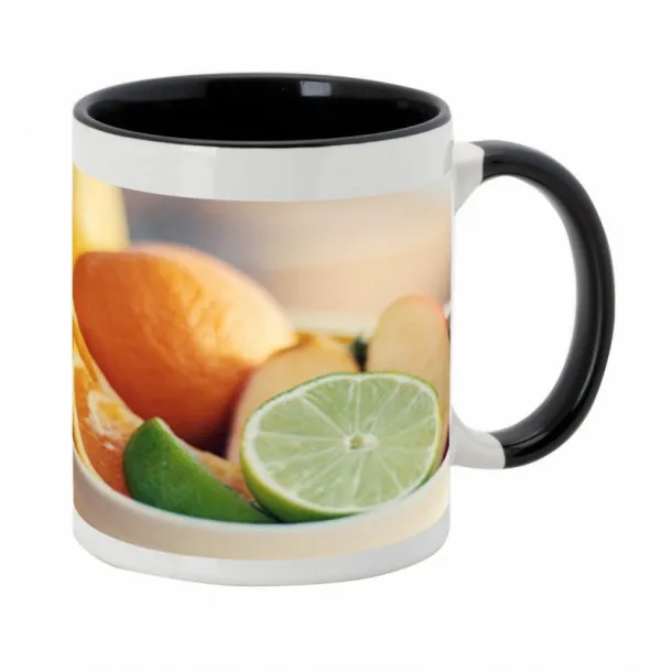  Ceramic mug 350 ml Crna