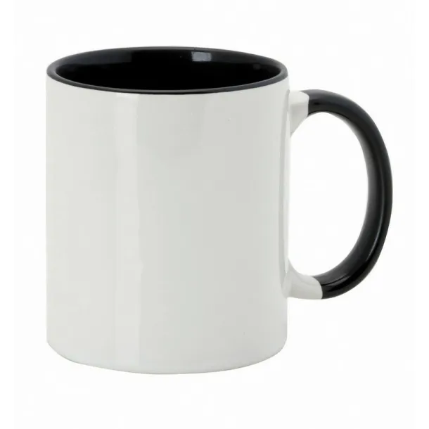  Ceramic mug 350 ml Crna