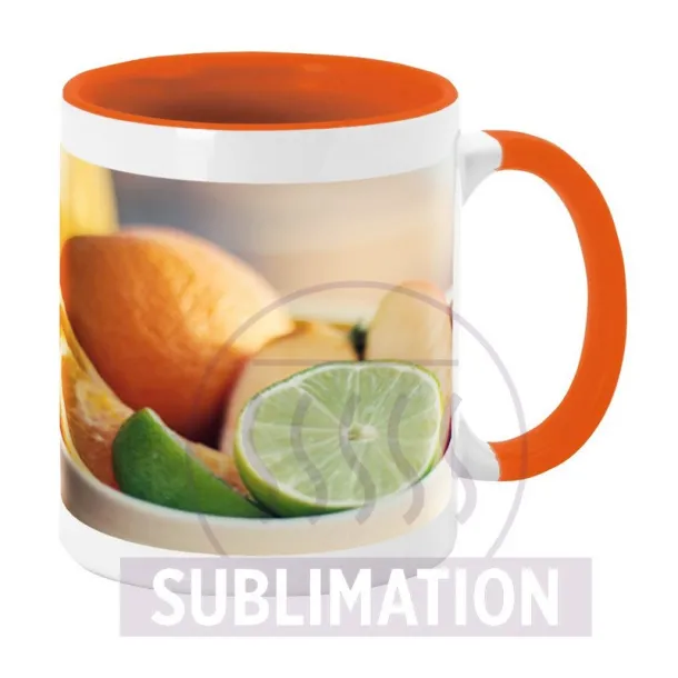  Ceramic mug 350 ml Narančasta