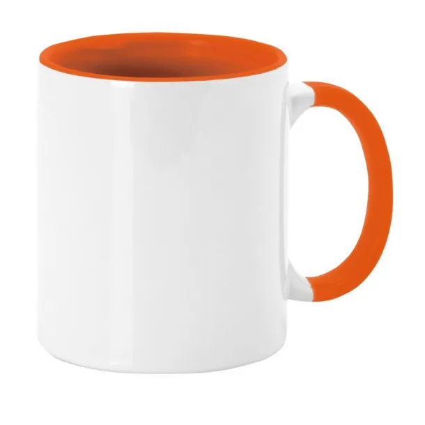  Ceramic mug 350 ml orange