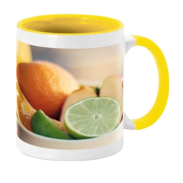  Ceramic mug 350 ml yellow