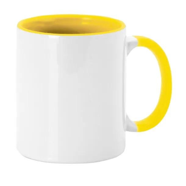  Ceramic mug 350 ml yellow