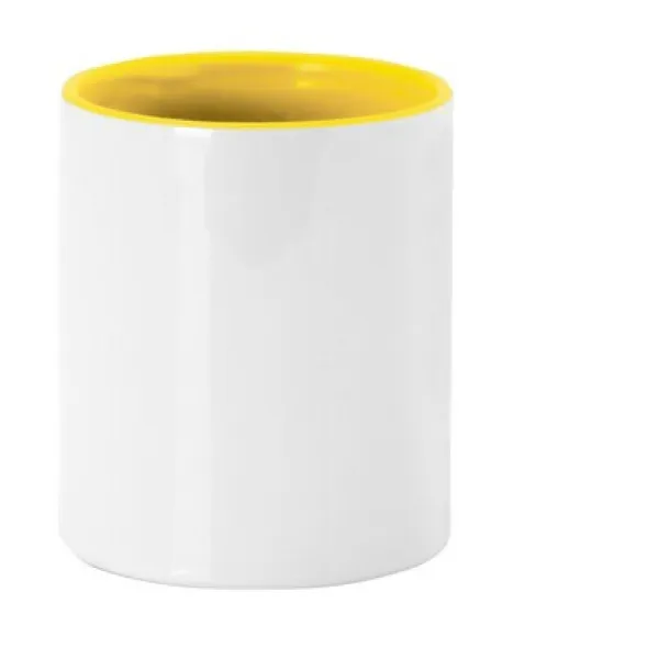  Ceramic mug 350 ml yellow