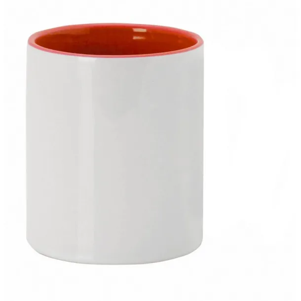  Ceramic mug 350 ml red