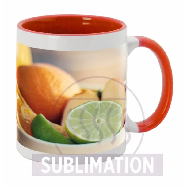  Ceramic mug 350 ml Crvena