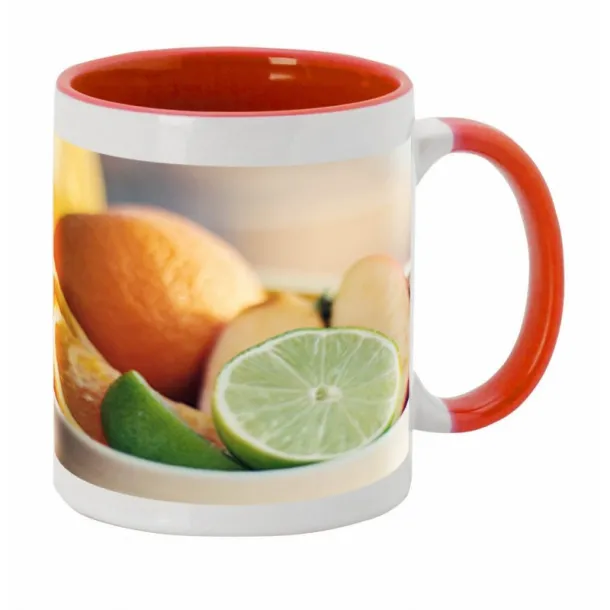  Ceramic mug 350 ml Crvena