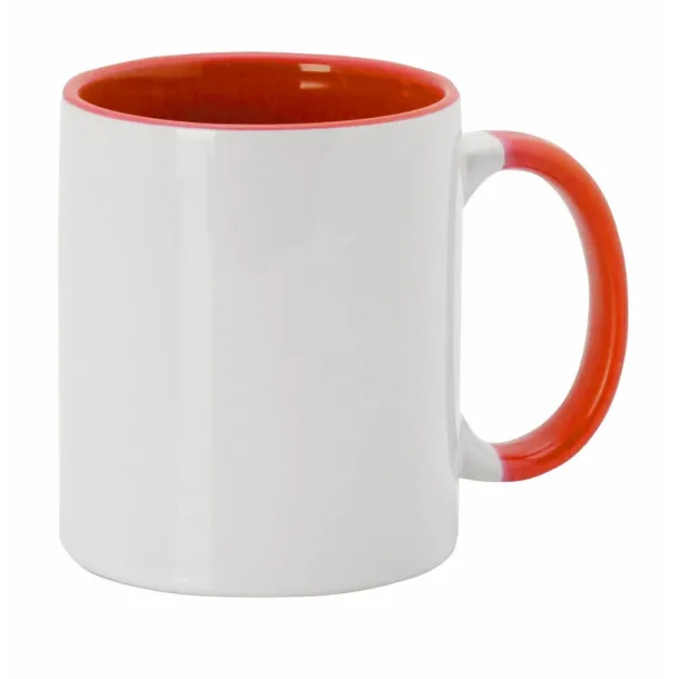  Ceramic mug 350 ml Crvena
