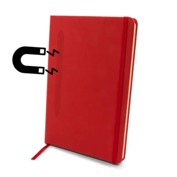  Magnetic notebook A5 Crvena