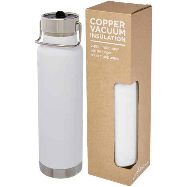 Thor 750 ml copper vacuum insulated sport bottle - Unbranded White