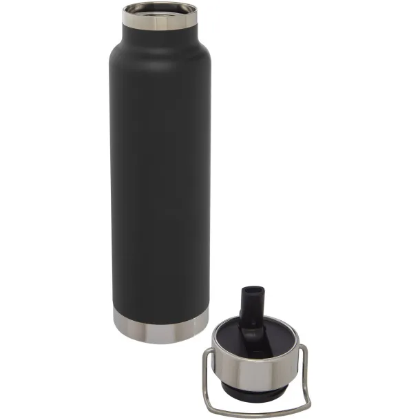 Thor 750 ml copper vacuum insulated sport bottle Solid black