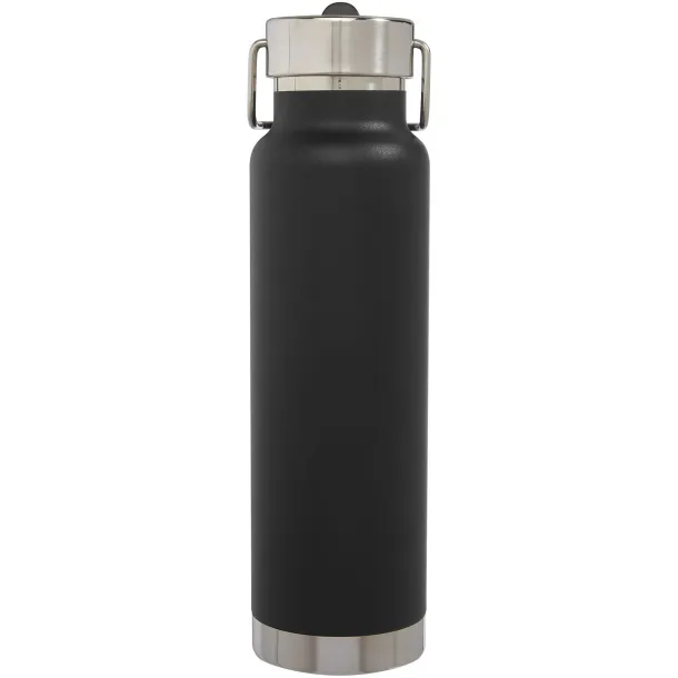 Thor 750 ml copper vacuum insulated sport bottle Solid black