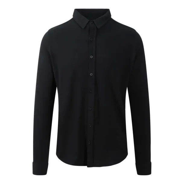  OSCAR KNITTED SHIRT - So Denim Black