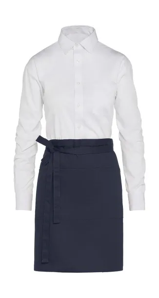  BRUSSELS Short Bistro Apron with Pocket - SG Accessories - BISTRO (Ex JASSZ Bistro) Navy