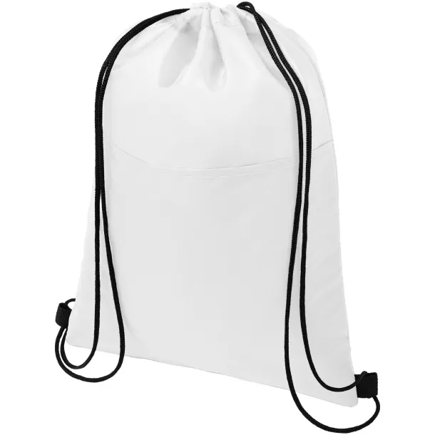 Oriole 12-can drawstring cooler bag - Unbranded White