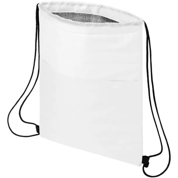 Oriole 12-can drawstring cooler bag - Unbranded White