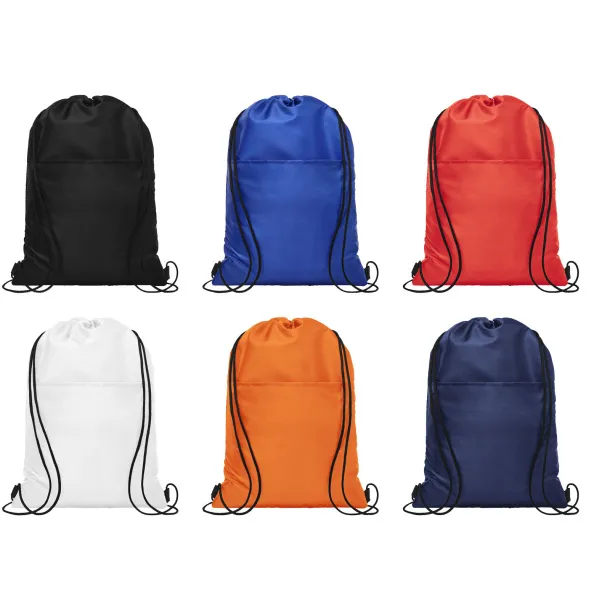 Oriole 12-can drawstring cooler bag Crna