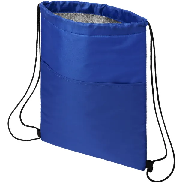 Oriole 12-can drawstring cooler bag Royal blue