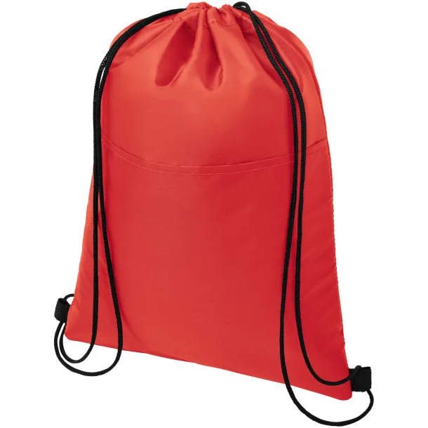 Oriole 12-can drawstring cooler bag Red