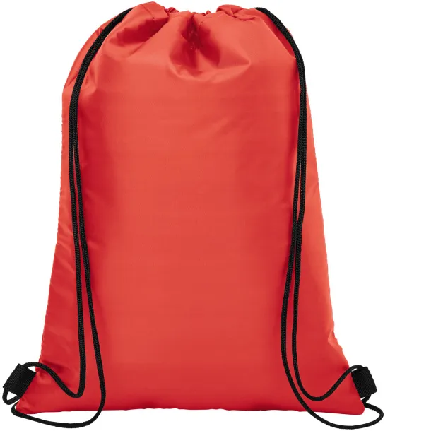 Oriole 12-can drawstring cooler bag Red