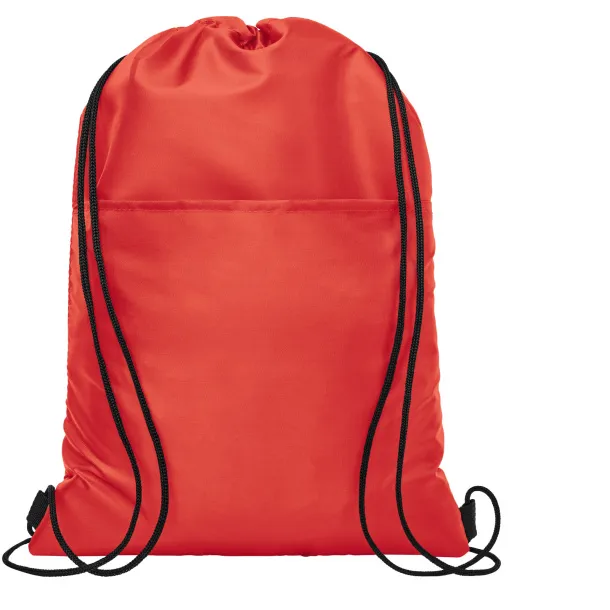 Oriole 12-can drawstring cooler bag Red