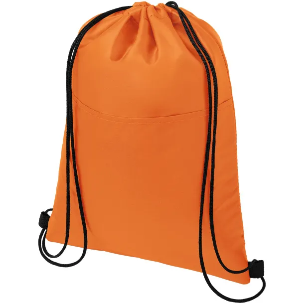 Oriole 12-can drawstring cooler bag Orange