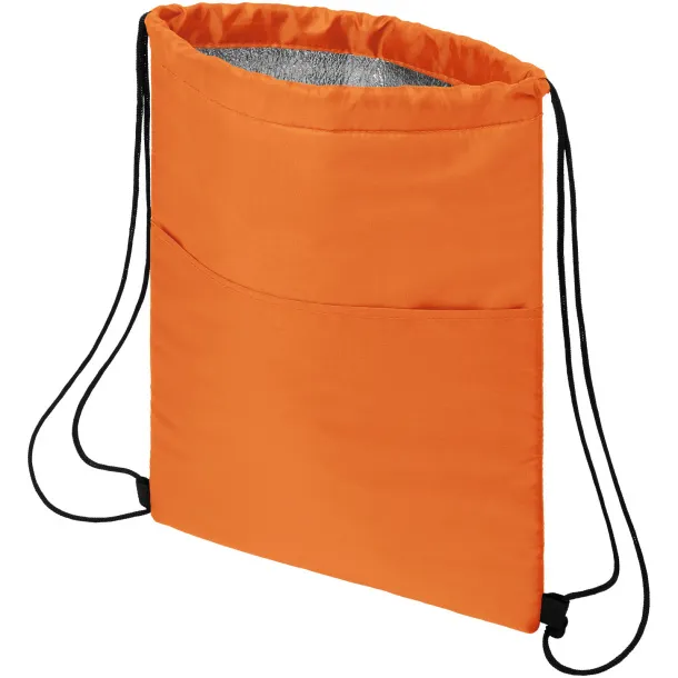 Oriole 12-can drawstring cooler bag - Unbranded Orange