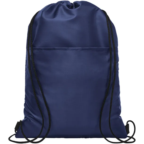 Oriole 12-can drawstring cooler bag Navy Blue