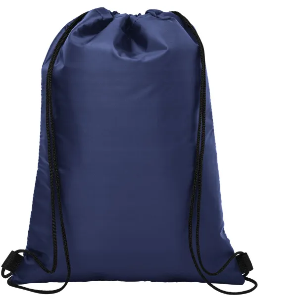 Oriole 12-can drawstring cooler bag Navy Blue