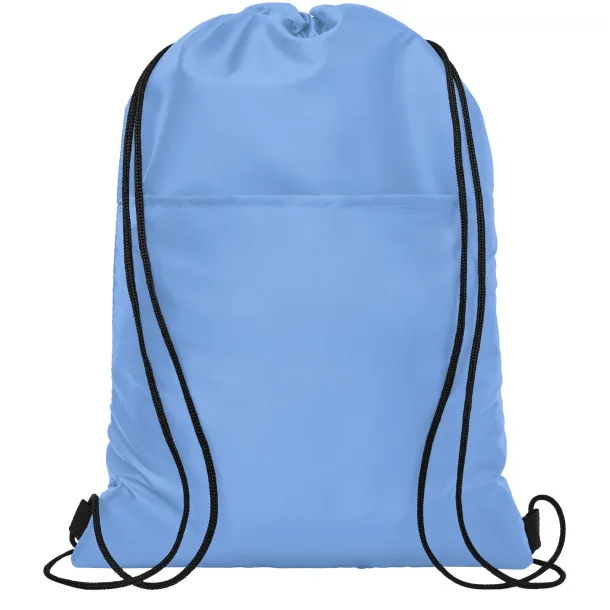 Oriole 12-can drawstring cooler bag Light blue