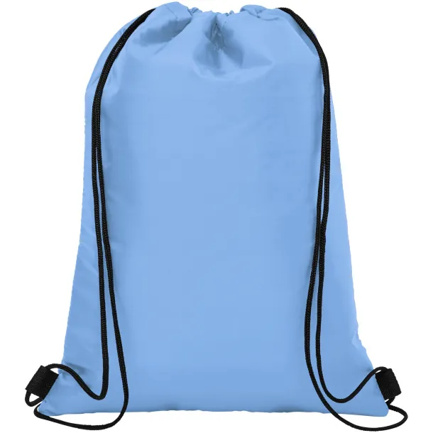 Oriole 12-can drawstring cooler bag Light blue