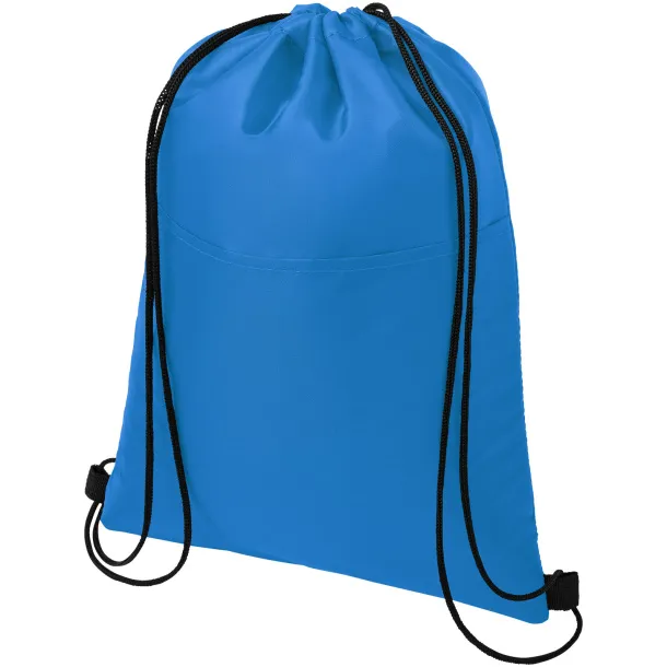 Oriole 12-can drawstring cooler bag Process blue