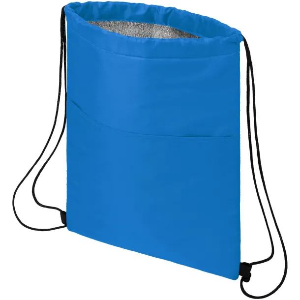 Oriole 12-can drawstring cooler bag Process blue