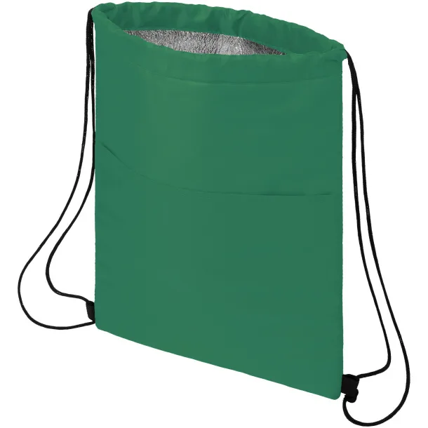 Oriole 12-can drawstring cooler bag Green